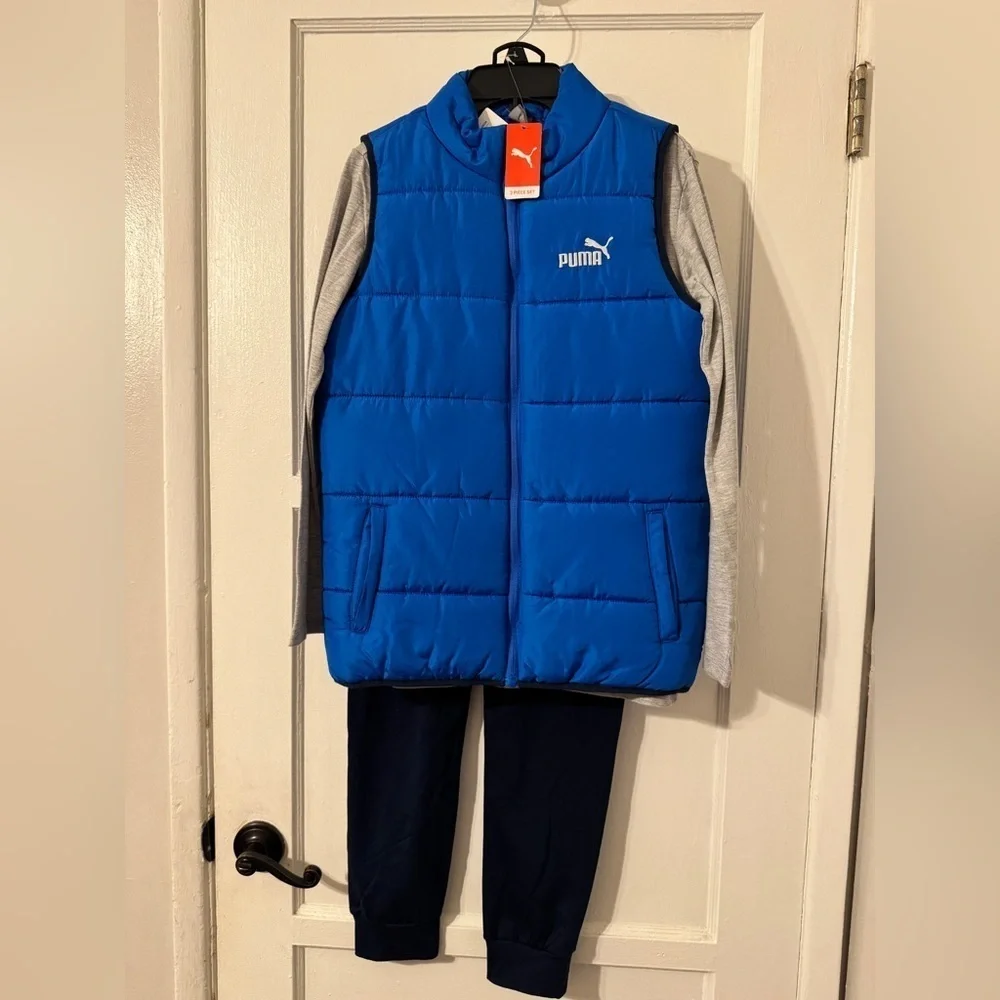 PUMA Youth 3 piece track set Sz Large retail $80